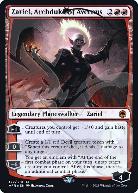 Zariel, Archduke of Avernus [Adventures in the Forgotten Realms Promos]