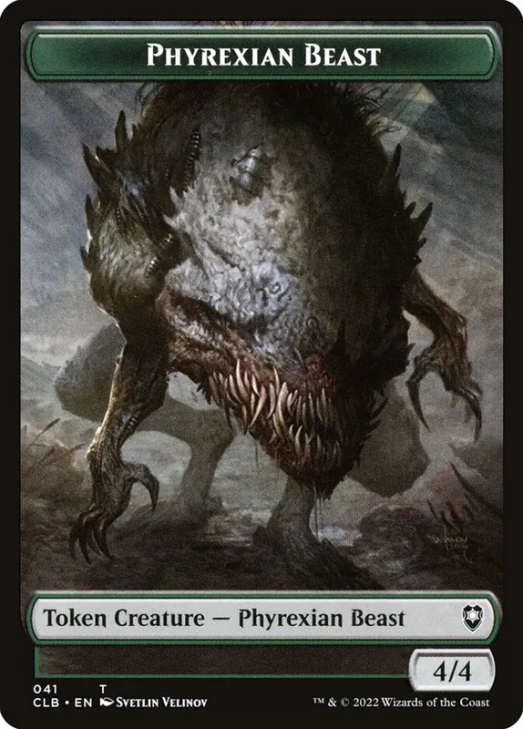 Phyrexian Beast [Battle for Baldur's Gate Tokens]