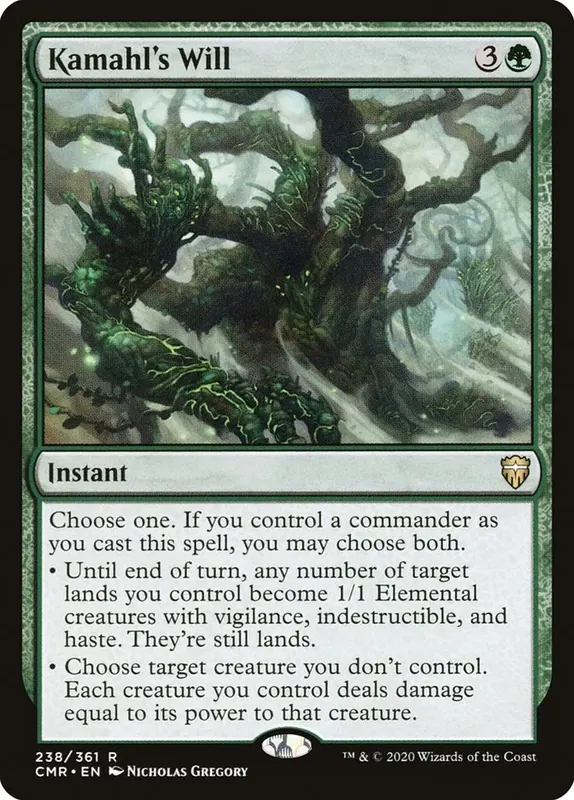 Kamahl's Will [Commander Legends] - Español