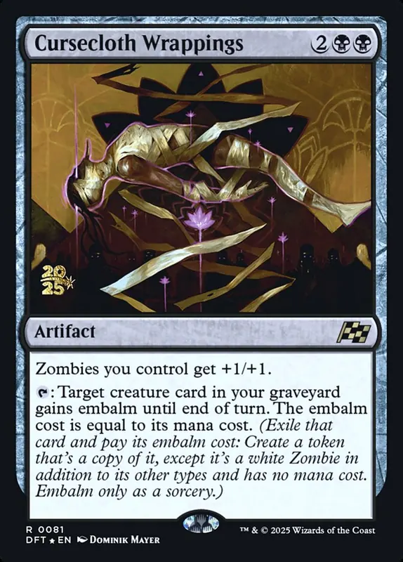 Cursecloth Wrappings [Aetherdrift Promos]