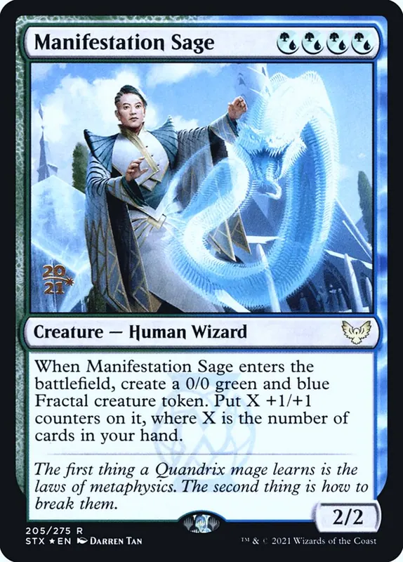 Manifestation Sage [Strixhaven: School of Mages Promos]