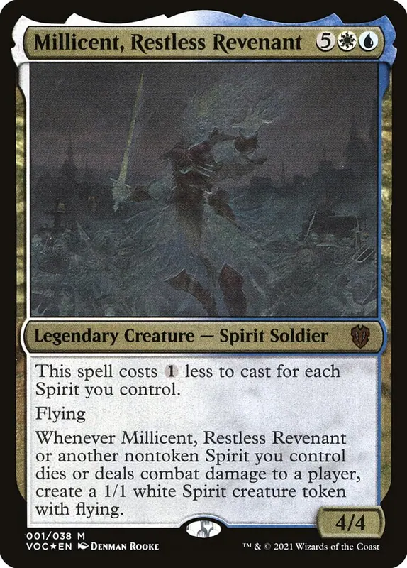 Millicent, Restless Revenant [Crimson Vow Commander Display Commanders]