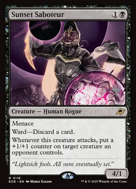 Sunset Saboteur [Edge of Eternities Promos]