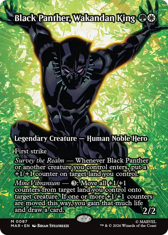 Black Panther, Wakandan King (Borderless) [Marvel Universe: Eternal-Legal]