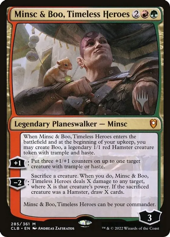 Minsc & Boo, Timeless Heroes [Battle for Baldur's Gate Promos]