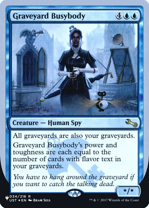 Graveyard Busybody [The List (Unfinity Foil Edition)]