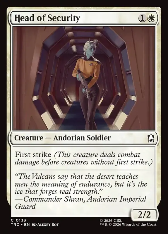 Head of Security [Star Trek Commander]