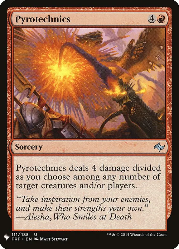 Pyrotechnics [The List]