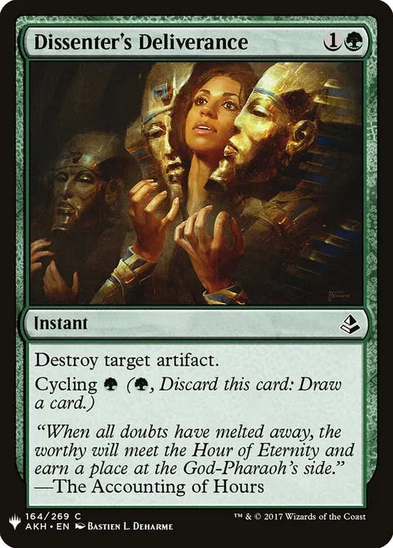 Dissenter's Deliverance [The List]