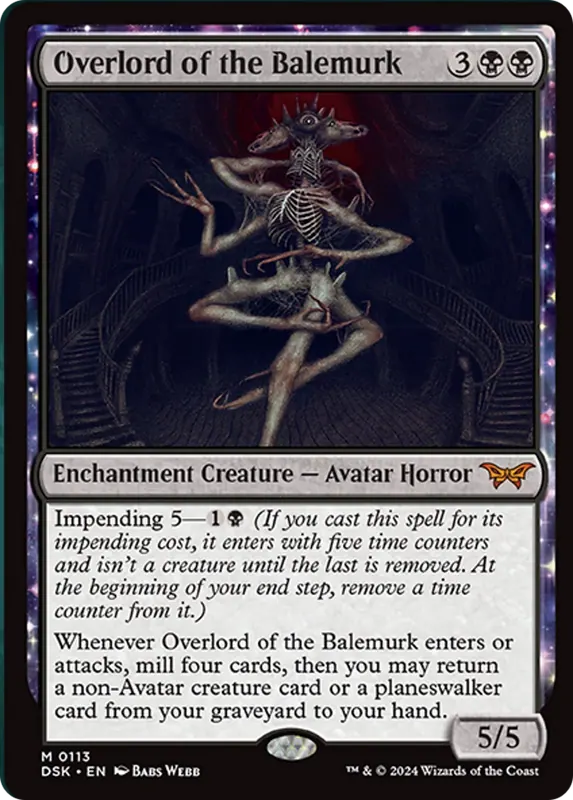 Overlord of the Balemurk - Español [Duskmourn: House of Horror]
