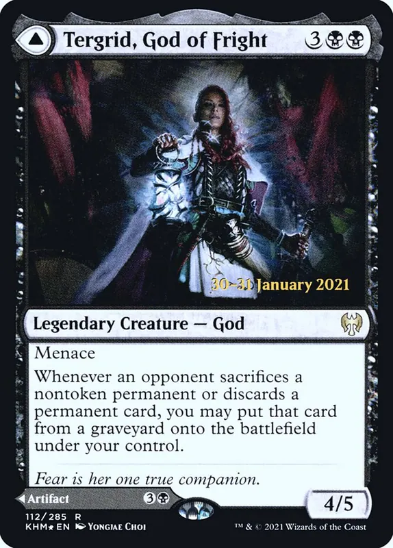 Tergrid, God of Fright // Tergrid's Lantern [Kaldheim Promos]
