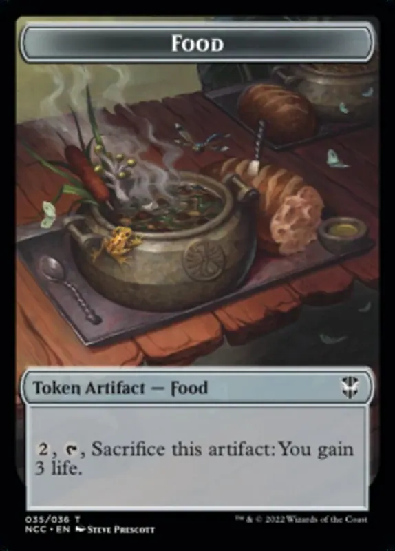 Food // Citizen Double-Sided Token [Streets of New Capenna Commander Tokens]
