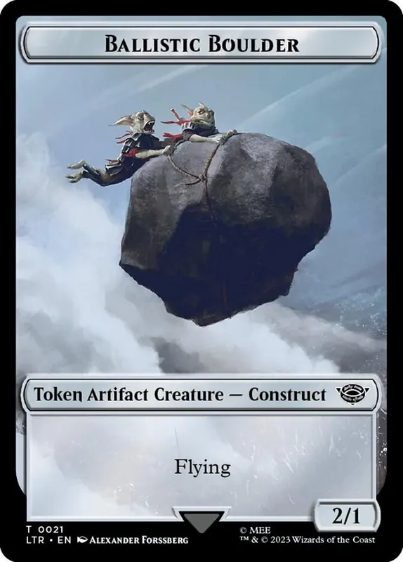 Ballistic Boulder [Tales of Middle-earth Tokens]
