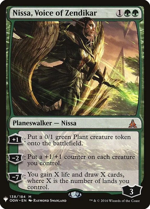 Nissa, Voice of Zendikar [The List]