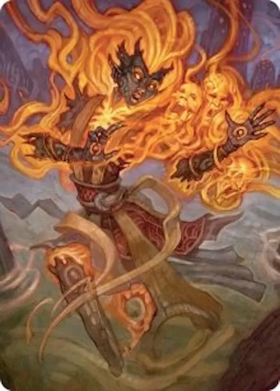 Ashling, Rekindled Art Card (33/54) [Lorwyn Eclipsed Art Series]