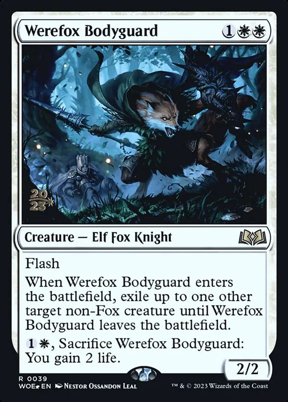 Werefox Bodyguard [Wilds of Eldraine Promos]