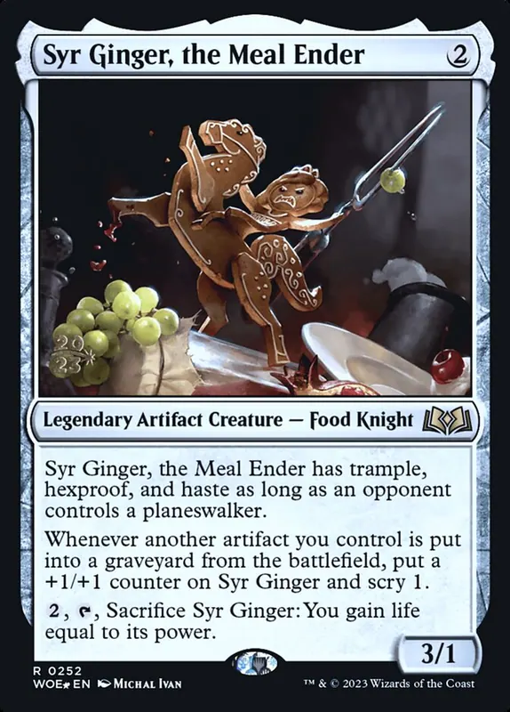 Syr Ginger, the Meal Ender [Wilds of Eldraine Promos]