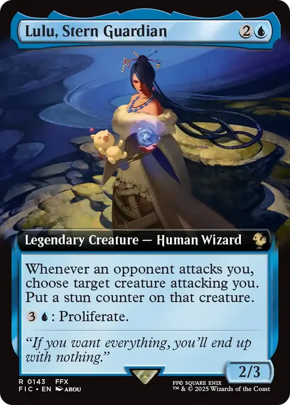 Lulu, Stern Guardian (Extended Art) [FINAL FANTASY Commander]