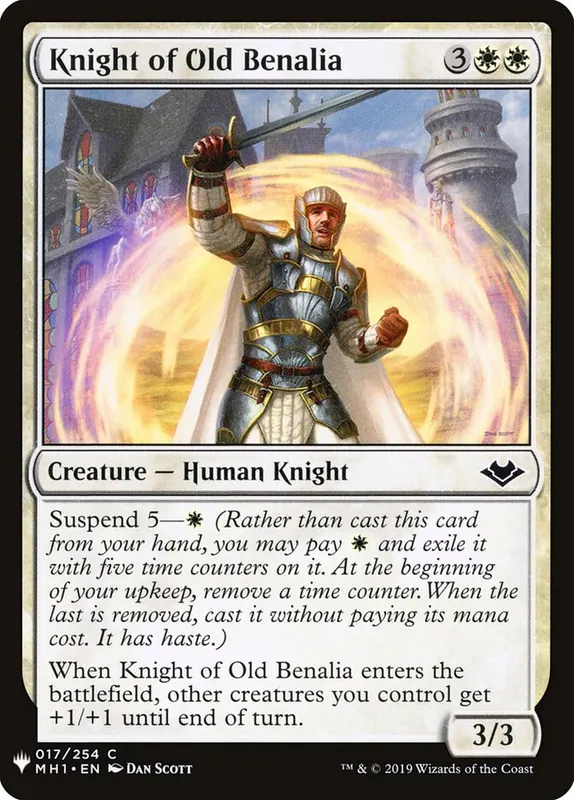 Knight of Old Benalia [The List]