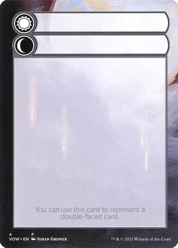 Double-Faced Substitute Card [Innistrad: Crimson Vow Substitute Cards]