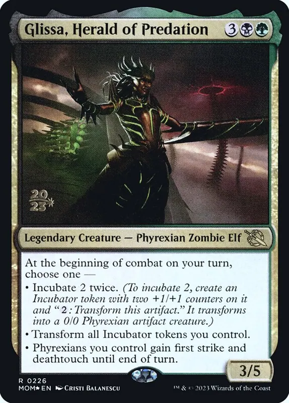 Glissa, Herald of Predation [March of the Machine Promos]