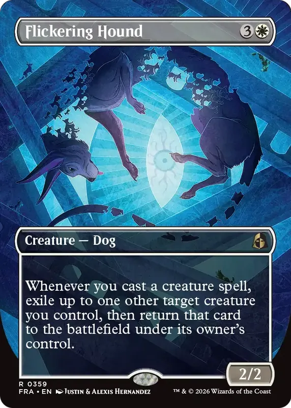 Flickering Hound (Borderless) [Reality Fracture]