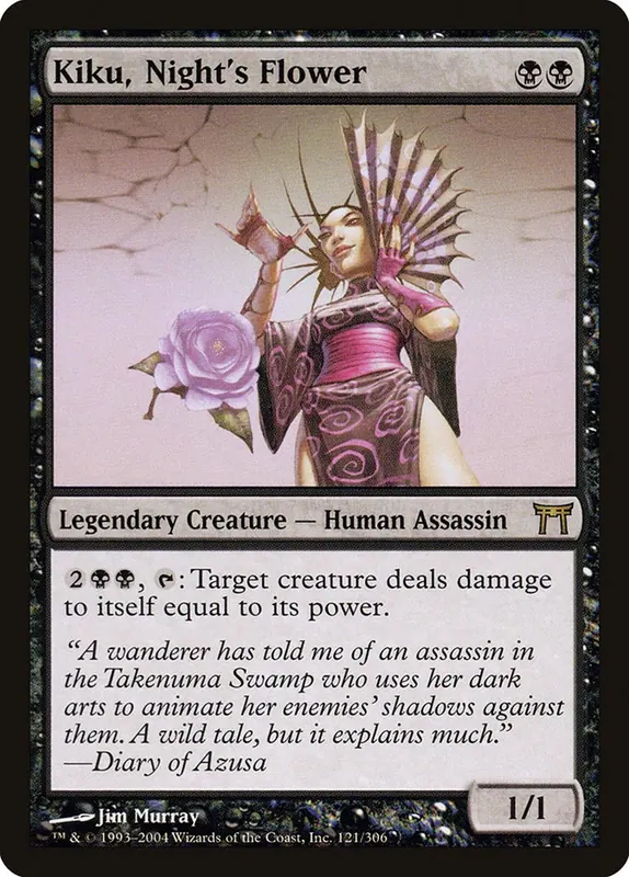 Kiku, Night's Flower [Champions of Kamigawa] - Español