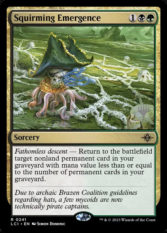 Squirming Emergence [The Lost Caverns of Ixalan Promos]