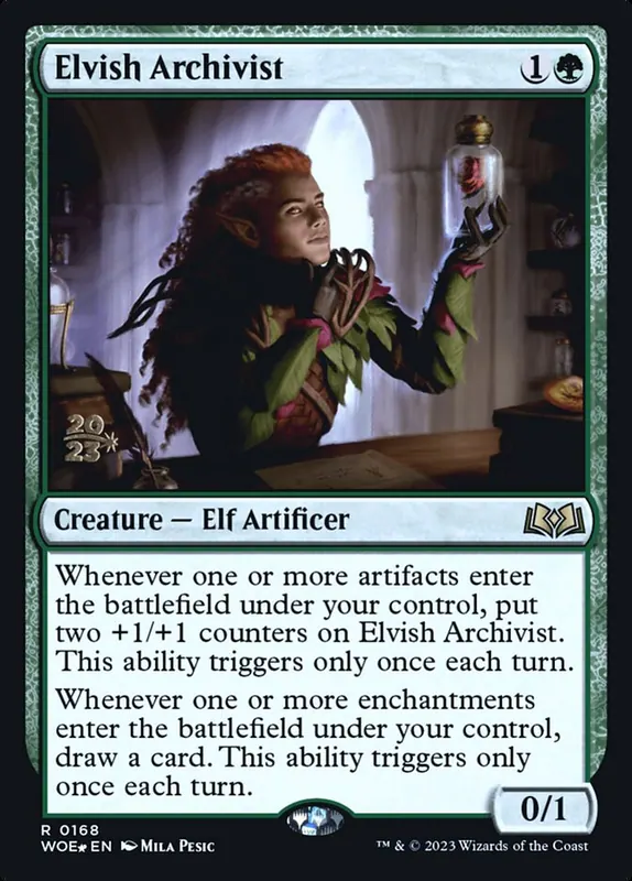 Elvish Archivist [Wilds of Eldraine Promos]