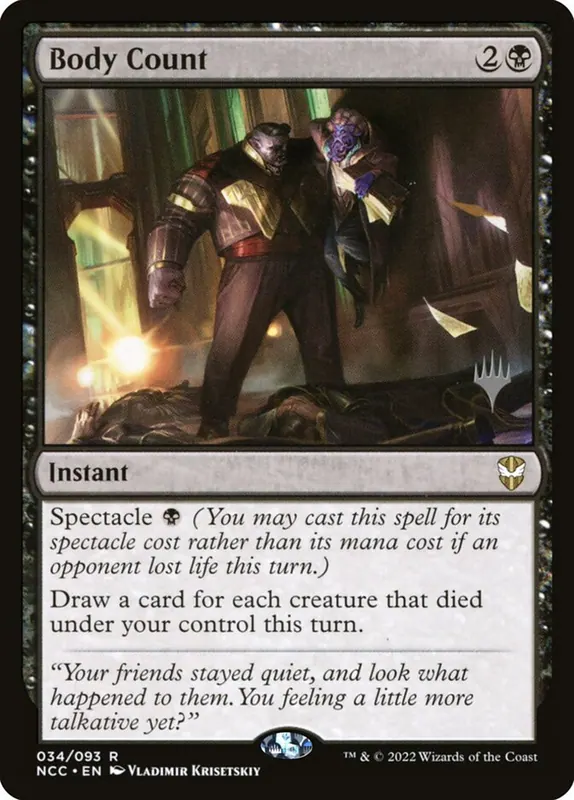 Body Count [New Capenna Commander Promos]