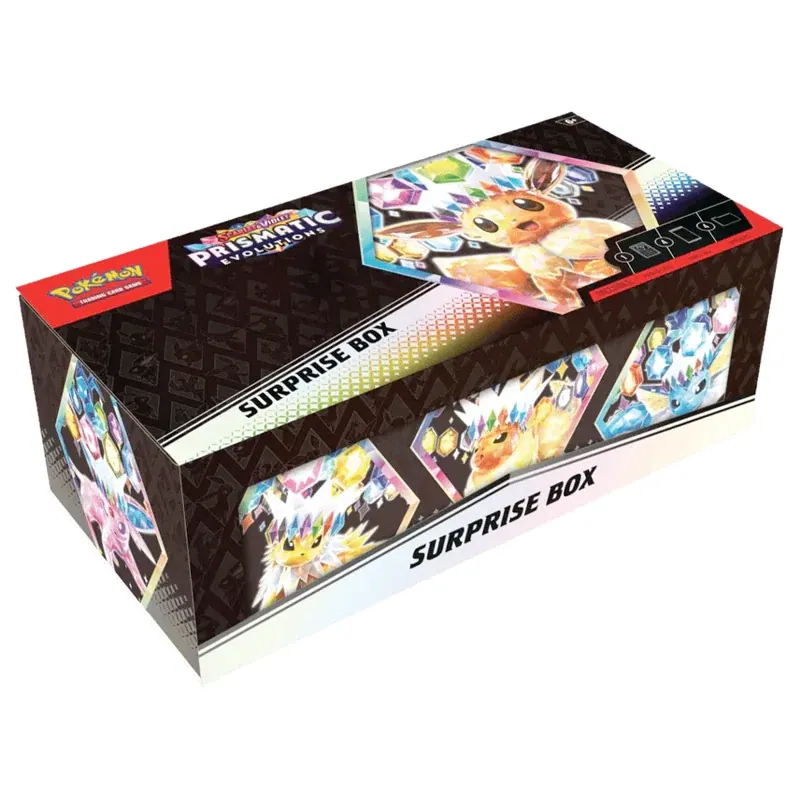 Pokémon - Prismatic Evolutions - Surprise Box - Ingles & Español