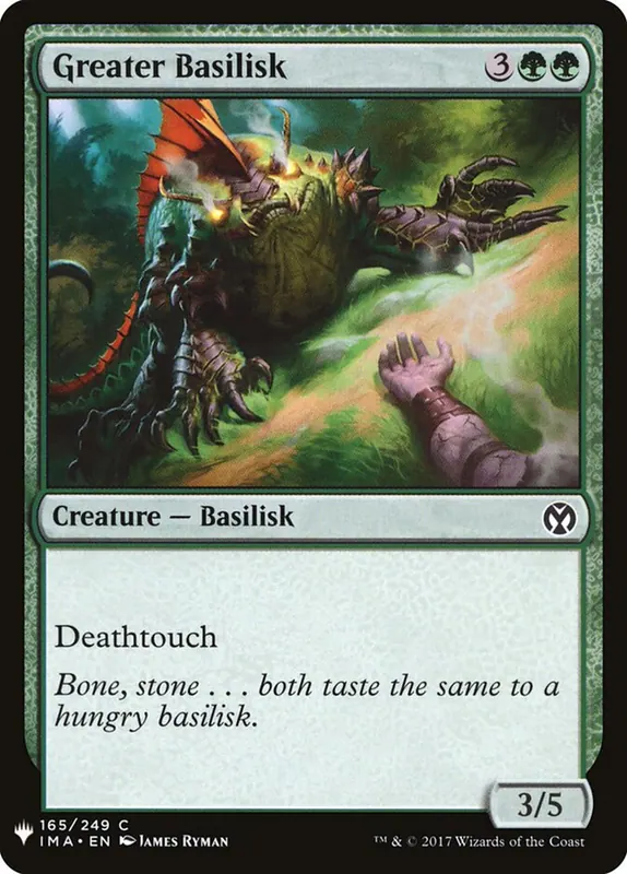 Greater Basilisk [The List]