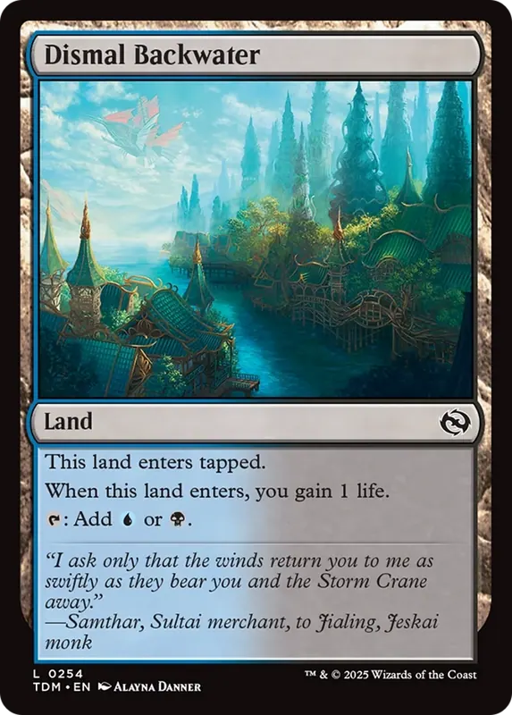 Dismal Backwater [Tarkir: Dragonstorm]