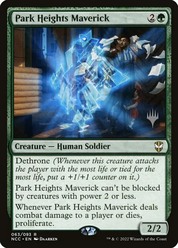 Park Heights Maverick [New Capenna Commander Promos]