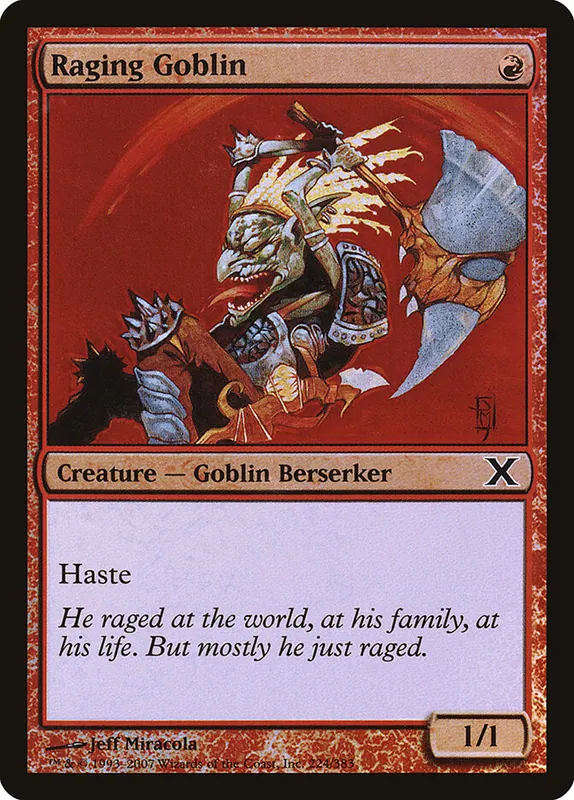 Raging Goblin [Tenth Edition]