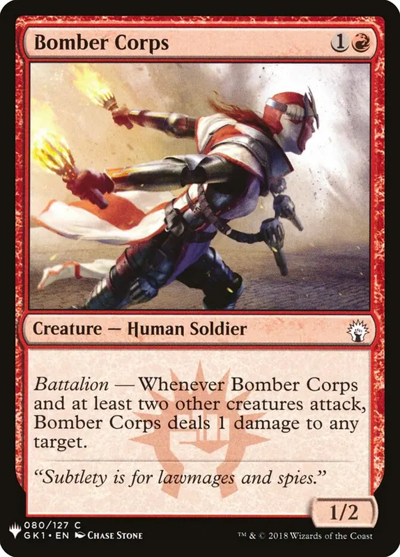 Bomber Corps [The List]