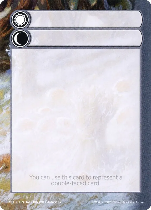 Double-Faced Substitute Card [Innistrad: Midnight Hunt Substitute Cards]