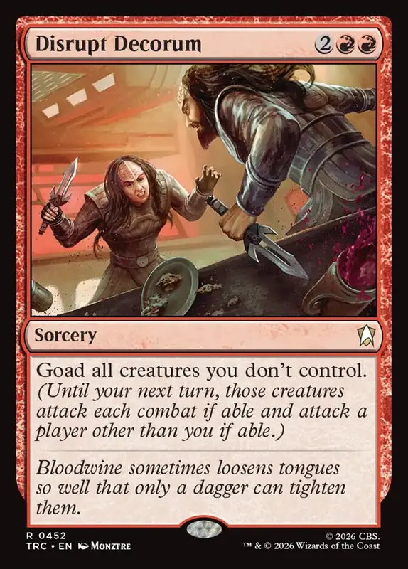 Disrupt Decorum [Star Trek Commander]