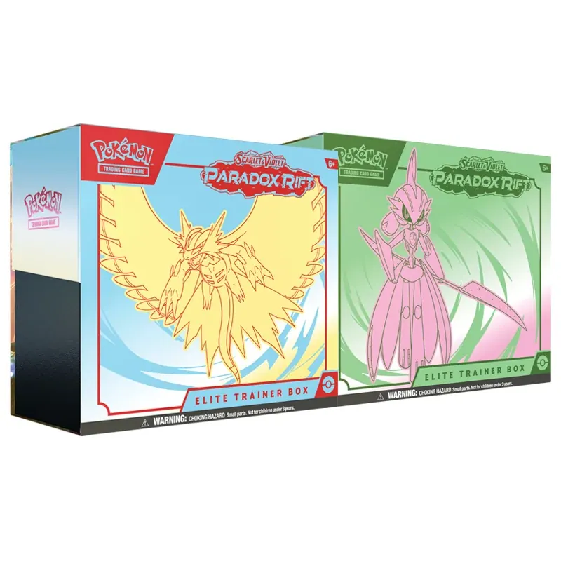 Pokémon Elite Trainer Box – Scarlet & Violet Paradox Rift – Ingles & Español