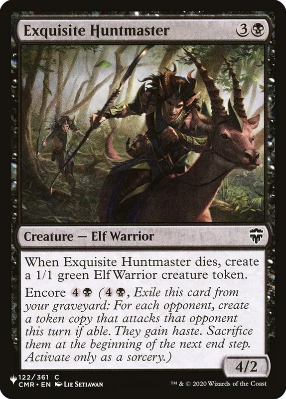 Exquisite Huntmaster [The List]
