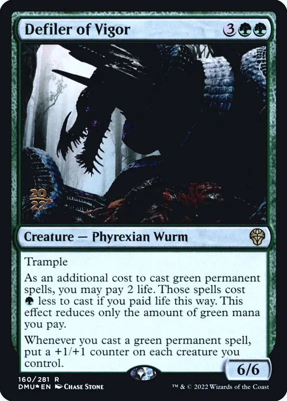 Defiler of Vigor [Dominaria United Promos]