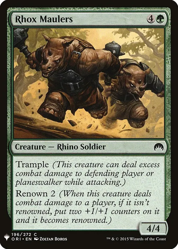 Rhox Maulers [The List]