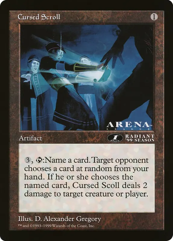 Cursed Scroll [Oversized League Prizes]