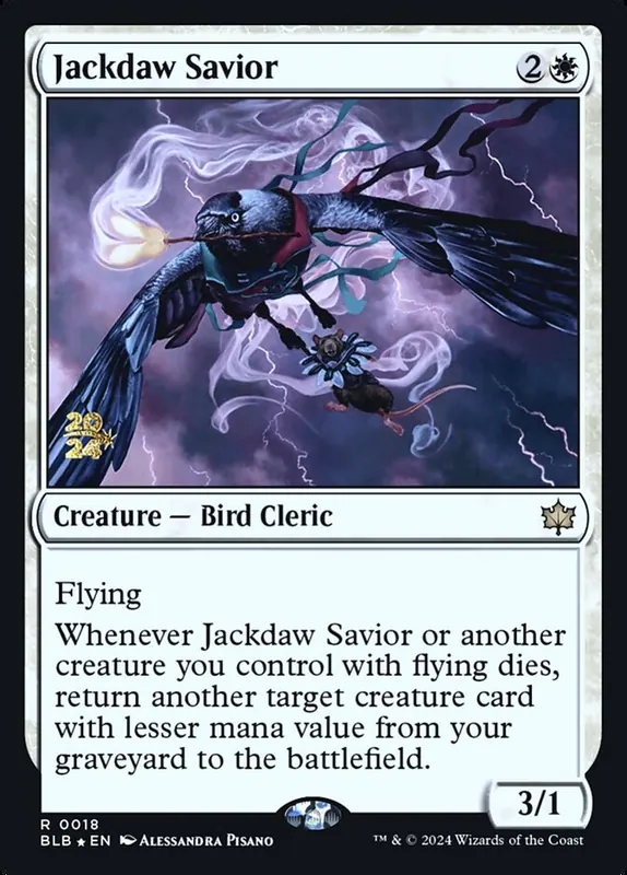 Jackdaw Savior [Bloomburrow Promos]
