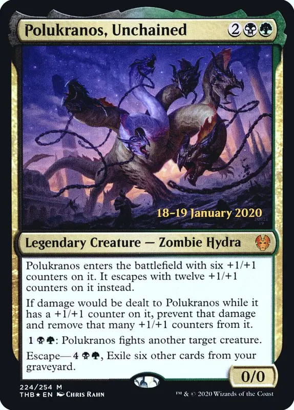 Polukranos, Unchained [Theros Beyond Death Promos]