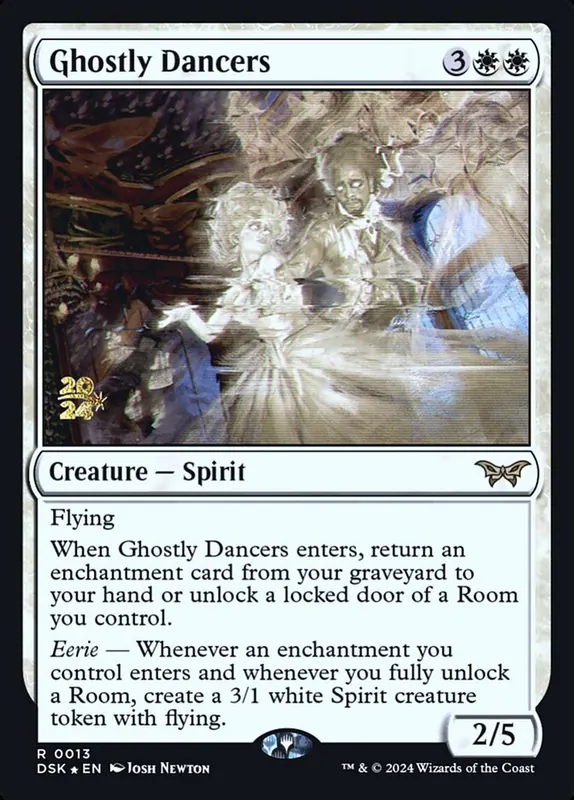 Ghostly Dancers [Duskmourn: House of Horror Promos]