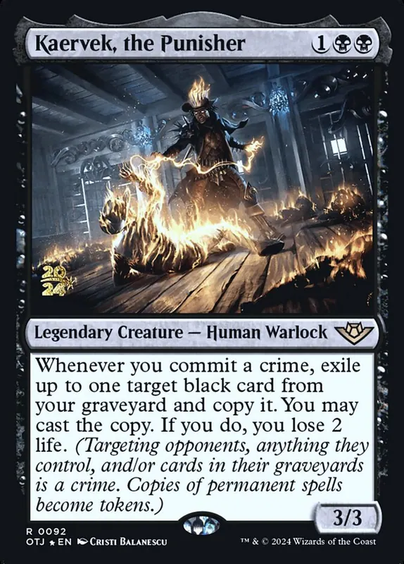 Kaervek, the Punisher [Outlaws of Thunder Junction Promos]