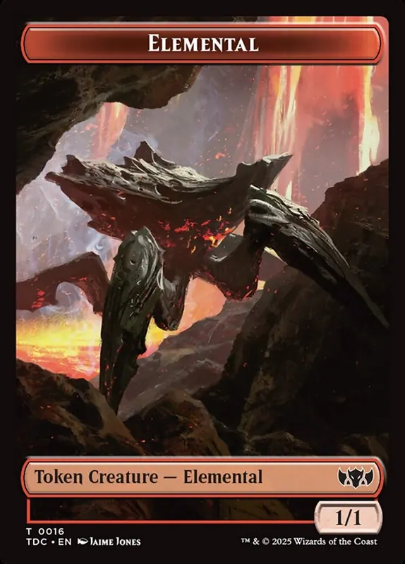 Elemental [Tarkir: Dragonstorm Commander Tokens]