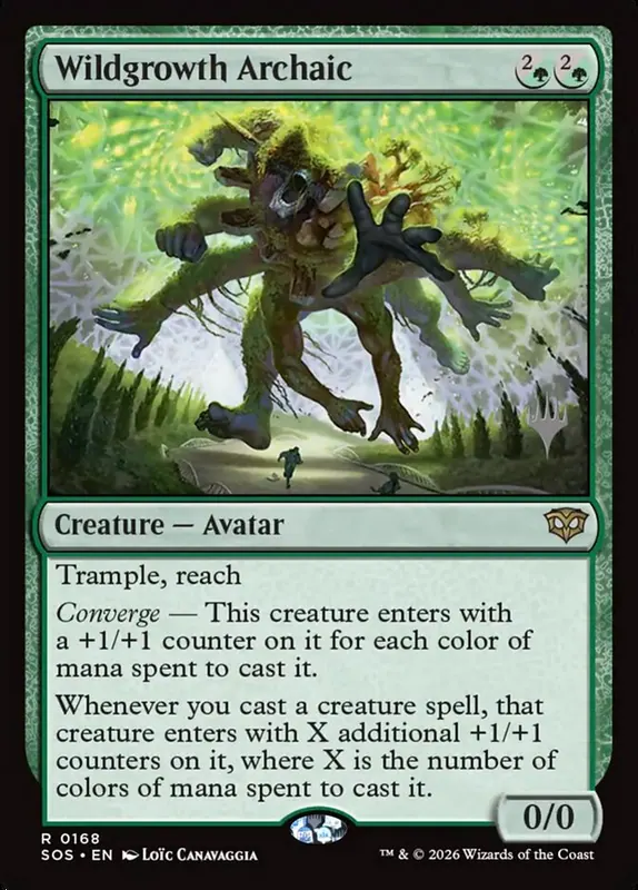 Wildgrowth Archaic [Secrets of Strixhaven Promos]