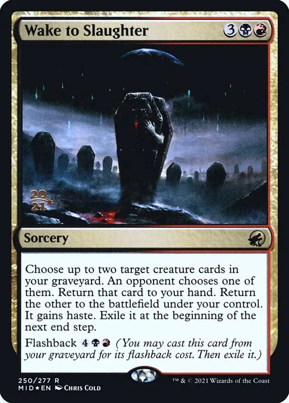 Wake to Slaughter [Innistrad: Midnight Hunt Promos]